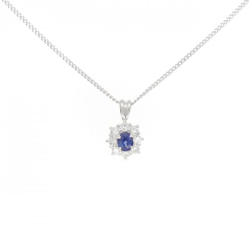 Dây chuyền Sapphire PT900/PT850 0.46CT - Hàng hiệu Chính hãng 867336