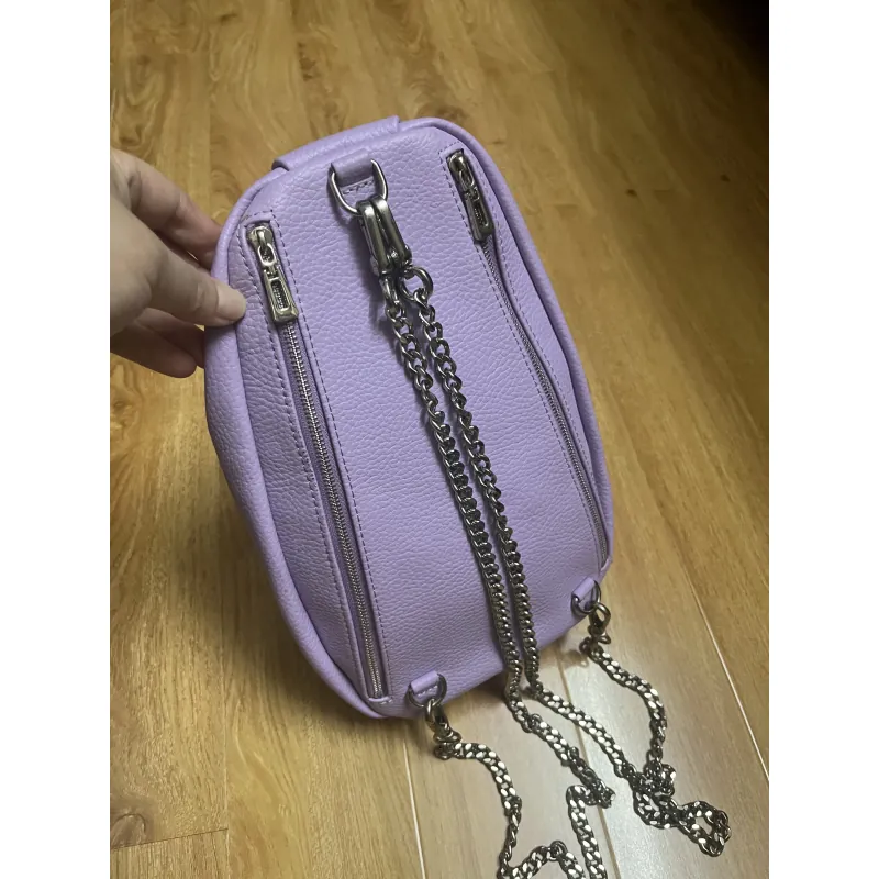 Balo nữ 15 x31x10 da thật 2hand 996726