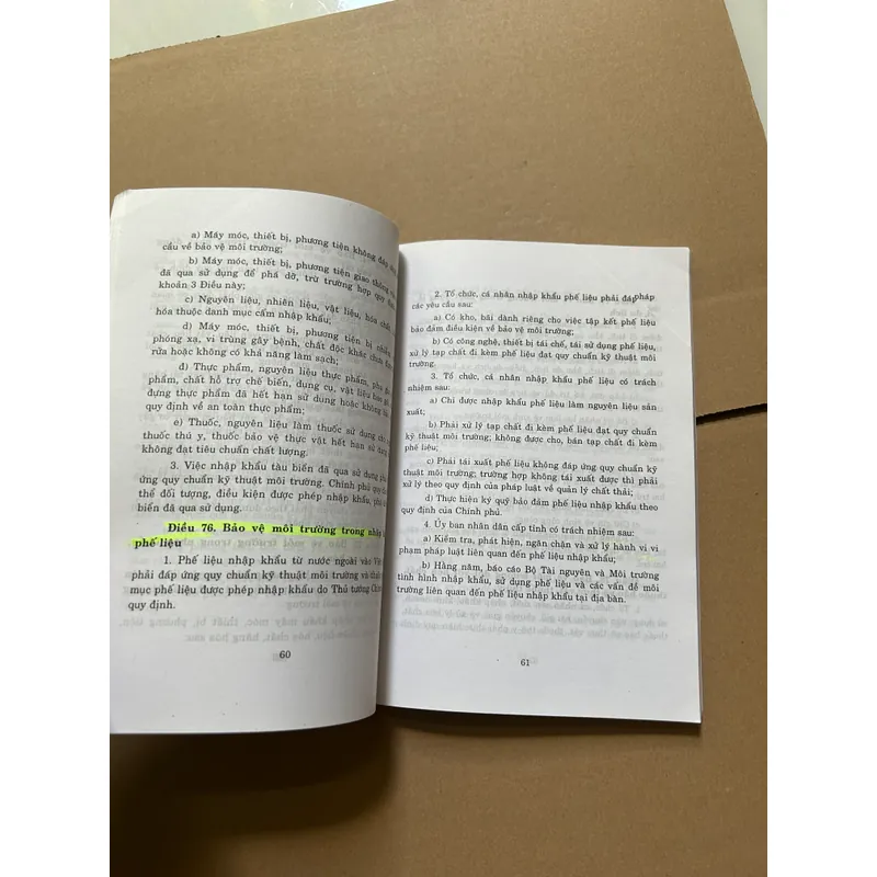 Luật bảo vệ môi trường và văn bản hướng dẫn thi hành 608172