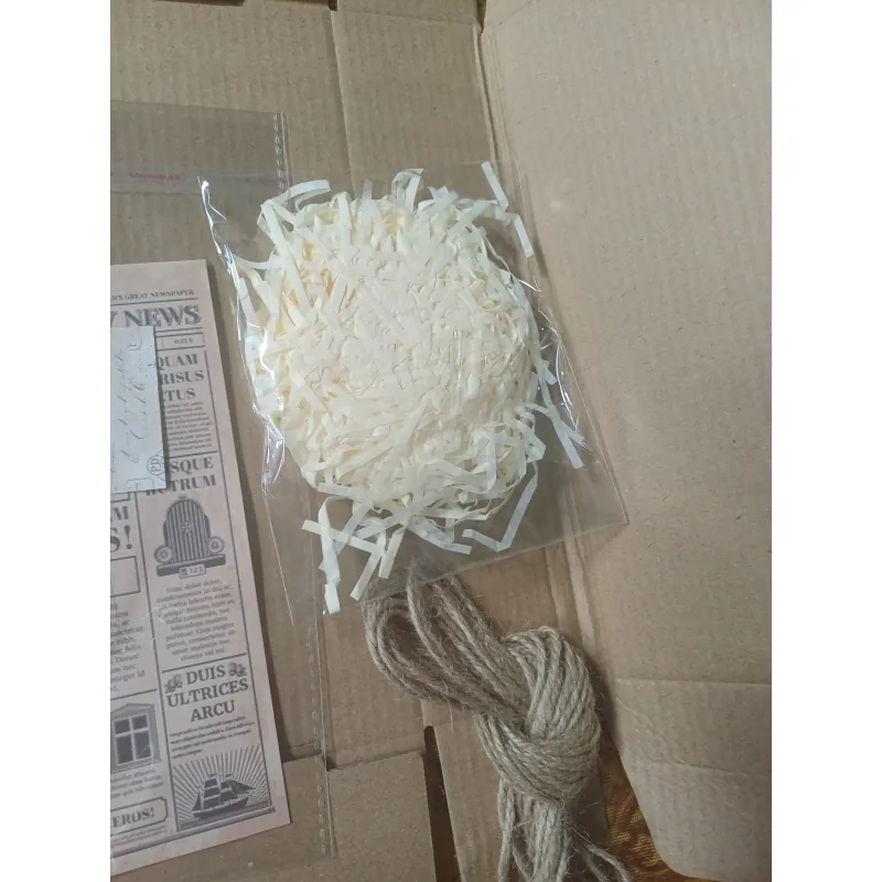 Combo Gói Quà Gồm Dây Gai, Rơm Lót, Sticker Trang Trí, Tặng kèm Hộp và dụng cụ kẻ mắt 791092