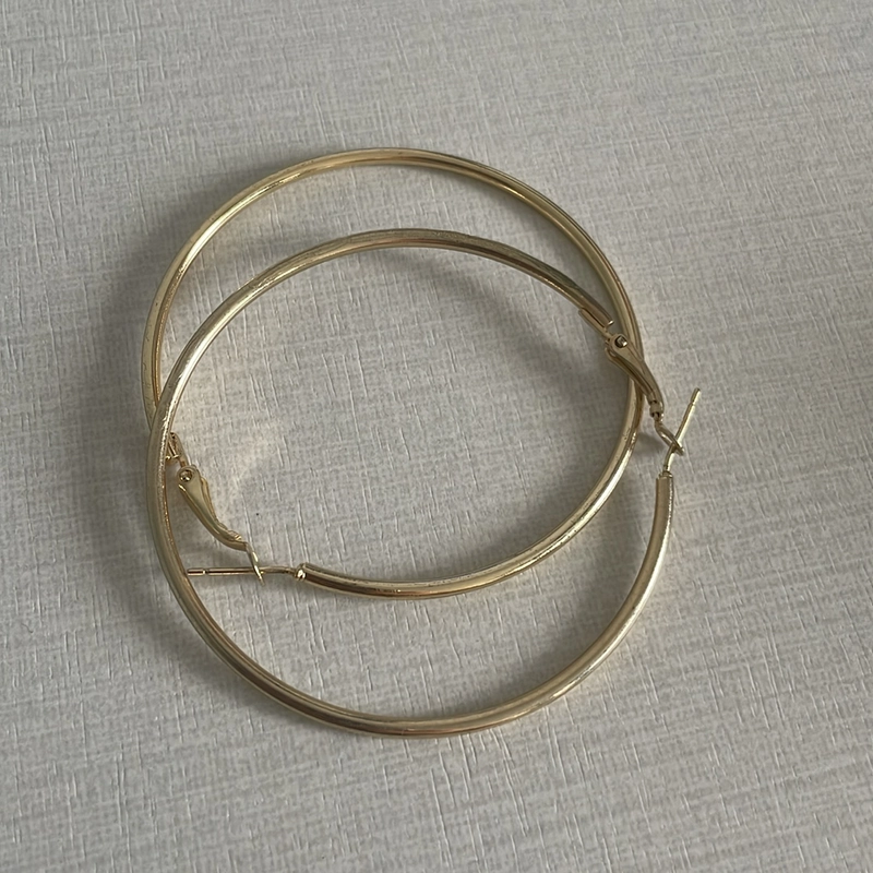 Khuyên tai vòng vàng 6cm 508335