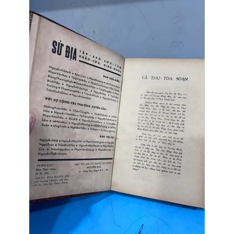 TẬP SAN SỬ ĐỊA SỐ 7-8 ĐẶC KHẢO VỀ PHAN THANH GIẢN 995415