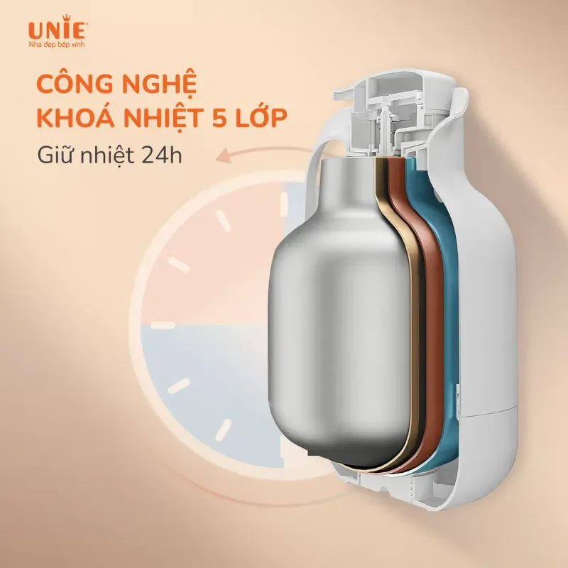 Phích giữ nhiệt UNIE UKW08 dung tích 2L, giữ nhiệt 48h 779675