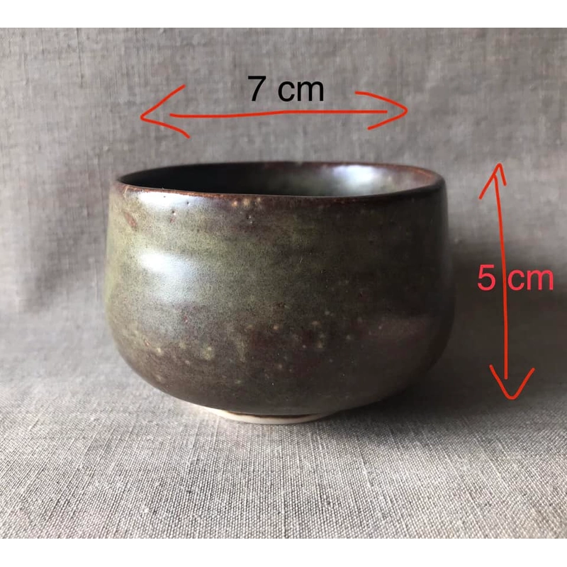 Chén mẫu men test handmade - 5 * 7 cm - sản phẩm mẫu từ studio gốm 274600