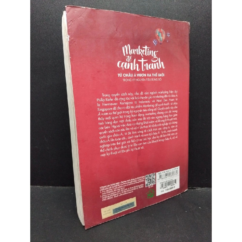 Marketing để cạnh tranh từ Châu Á vươn ra thế giới trong kỷ nguyên tiêu dùng số Hermawan Kartajaya, Philip Kotler, Hooi Den Huan mới 60% bẩn bìa, ố nhẹ, có chữ viết, vẽ, ẩm, tróc bìa, tróc gáy 2018 HCM.ASB3010 Oreka-Blogmeo 319002