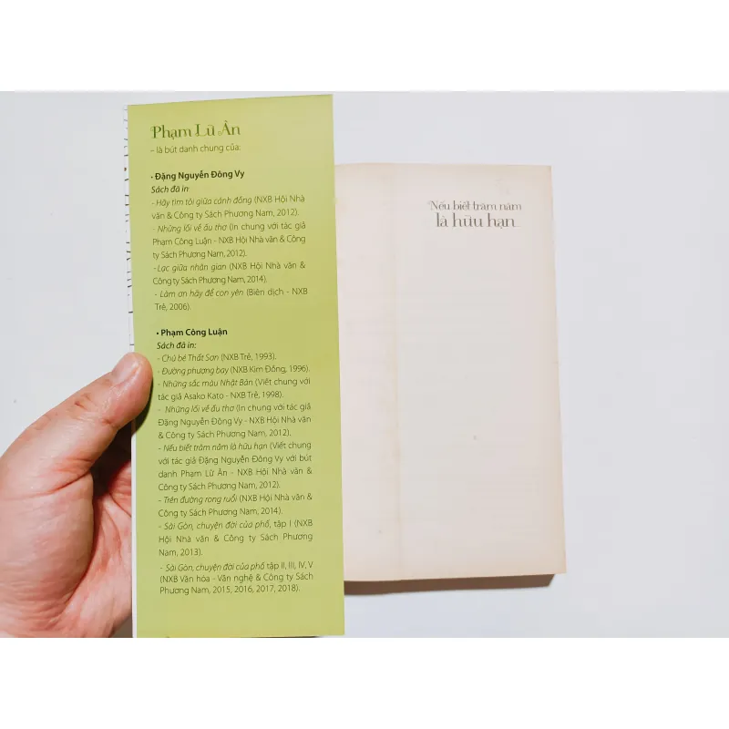 Nếu Biết Trăm Năm Là Hữu Hạn - Phạm Lữ Ân 929825