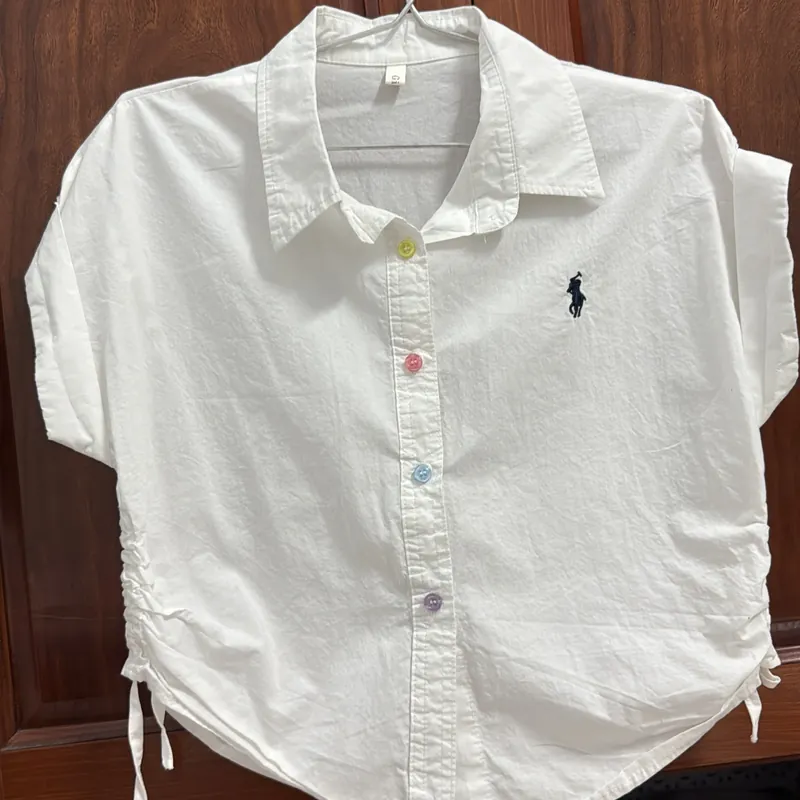 Áo sơ mi rút dây hông 740953