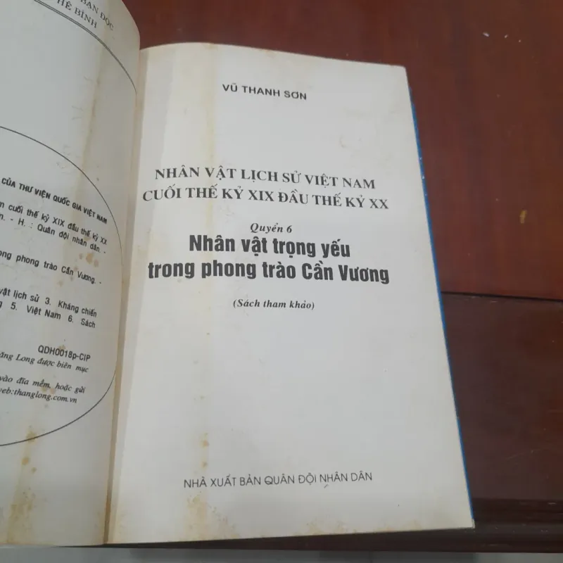 NHÂN VẬT LỊCH SỬ VIỆT NAM CUỐI THẾ KỶ XIX ĐẦU THẾ KỶ XX, quyển 6 776780
