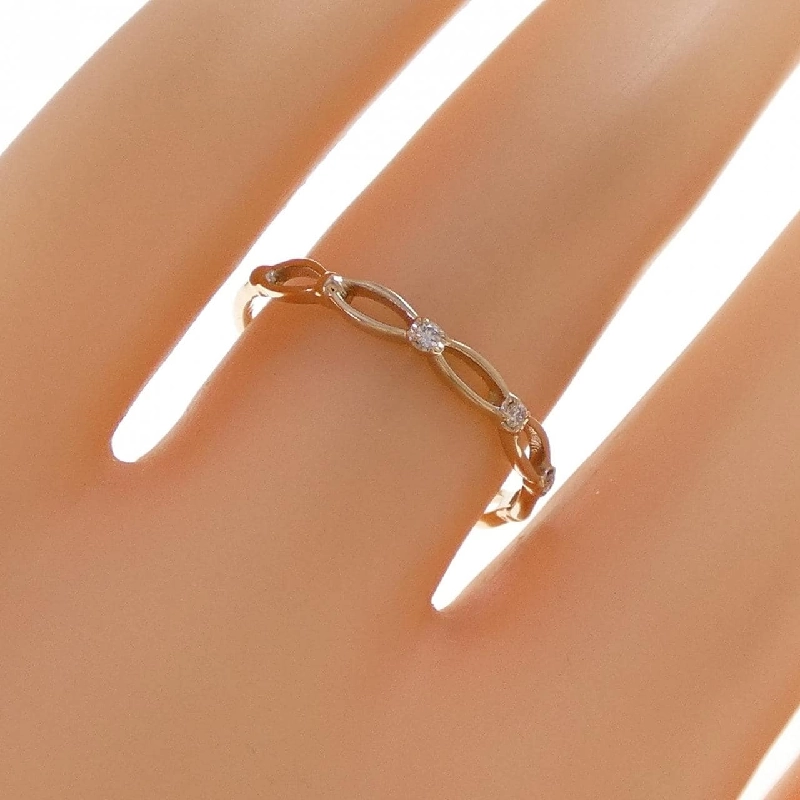 Nhẫn kim cương K18PG 0.02CT 667892