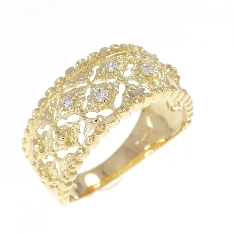 Nhẫn kim cương K18YG 0.10CT - Hàng hiệu Authentic 853664