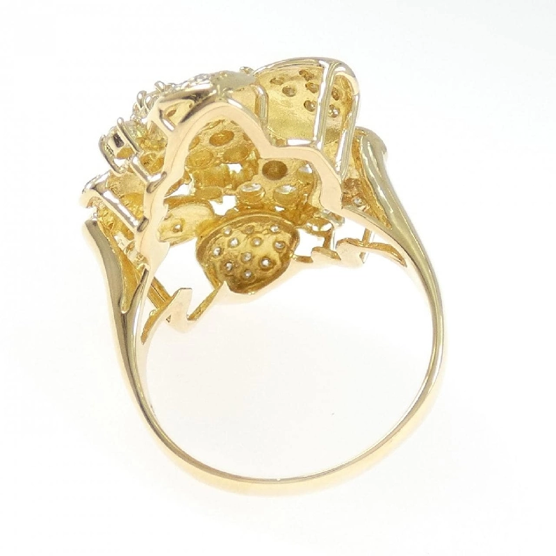 Nhẫn kim cương hoa K18YG 1.64CT - Hàng hiệu Authentic 847934