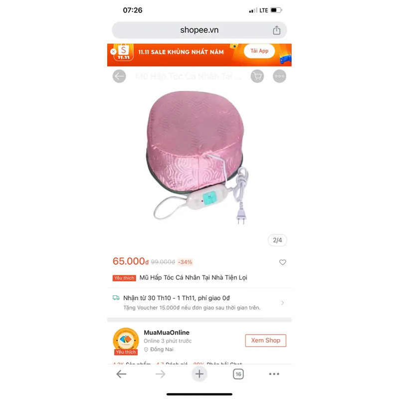 Mũ hấp tóc tại nhà 604663