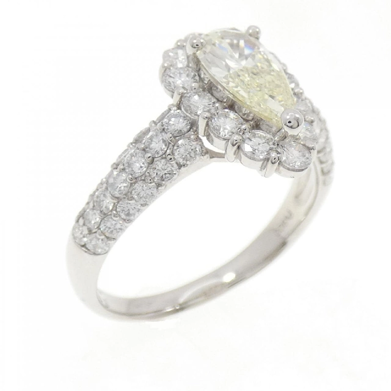 Nhẫn kim cương PT900 1.034CT VLY VS2 hình giọt nước - Hàng hiệu Chính hãng 874013