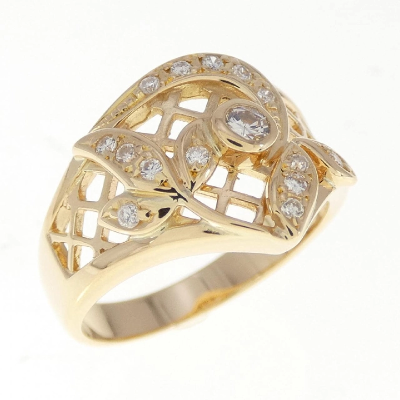 Nhẫn kim cương K18YG 0.20CT 671300