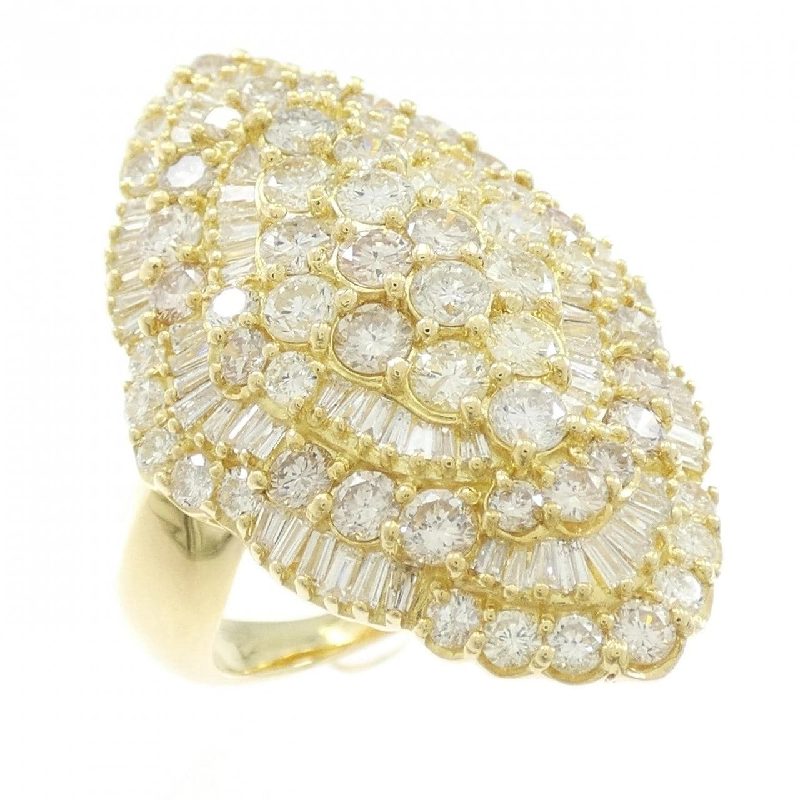 Nhẫn kim cương K18YG 5.00CT - Hàng hiệu Authentic 848424