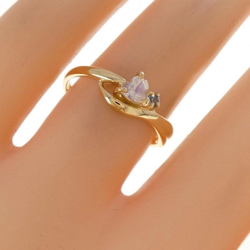 Nhẫn Labradorite hình trái tim K18YG - Hàng hiệu Authentic 855146