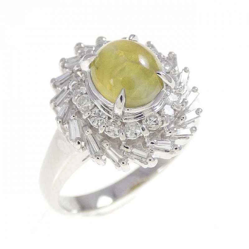 Nhẫn mắt mèo chrysoberyl PT900 1.40CT 665341