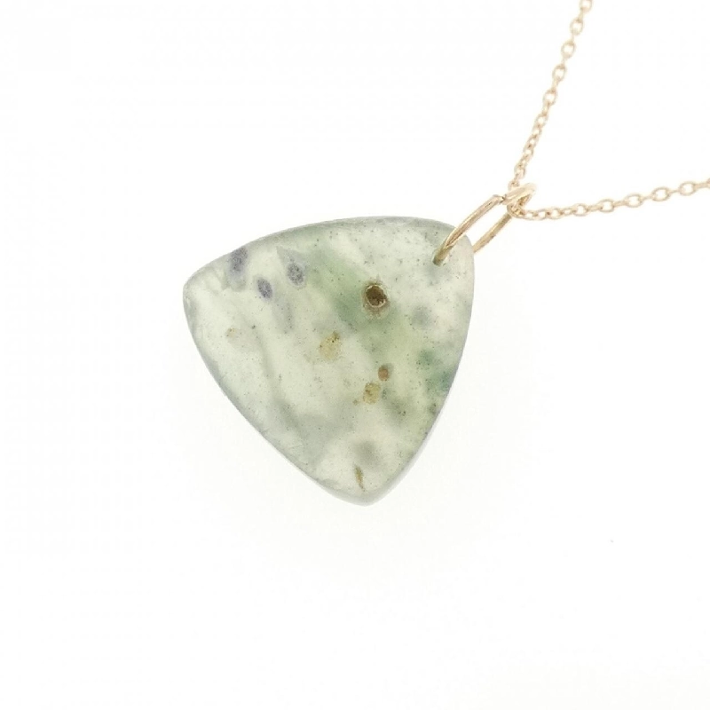 K10YG Jasper Necklace - Hàng hiệu Authentic 861981