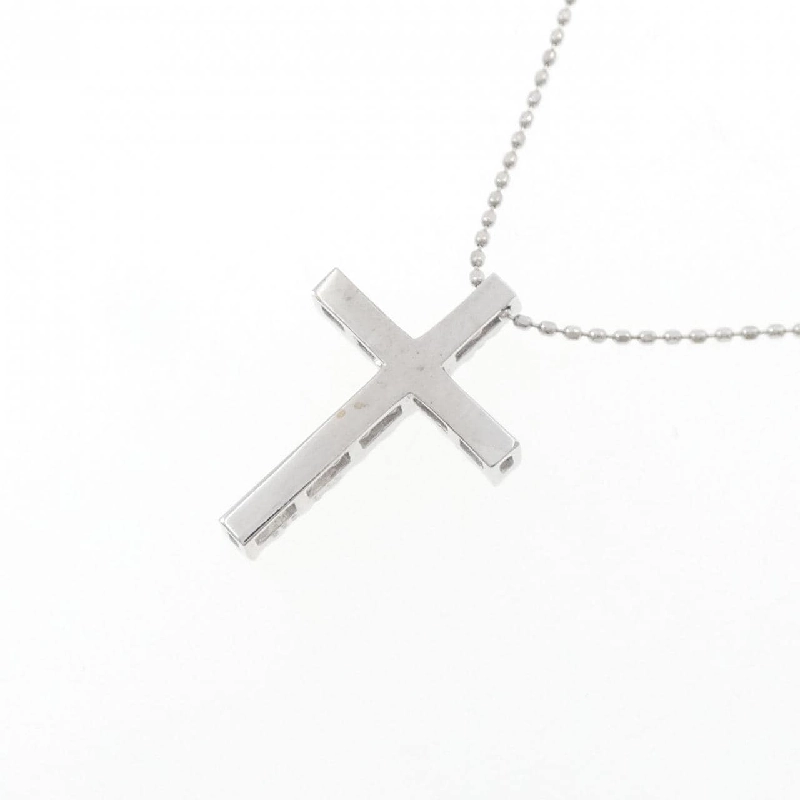 K18WG Dây chuyền kim cương chéo 0.32CT - Hàng hiệu chính hãng 858564