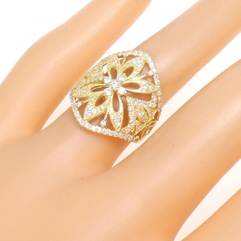 Nhẫn kim cương K18YG 0.52CT 670080