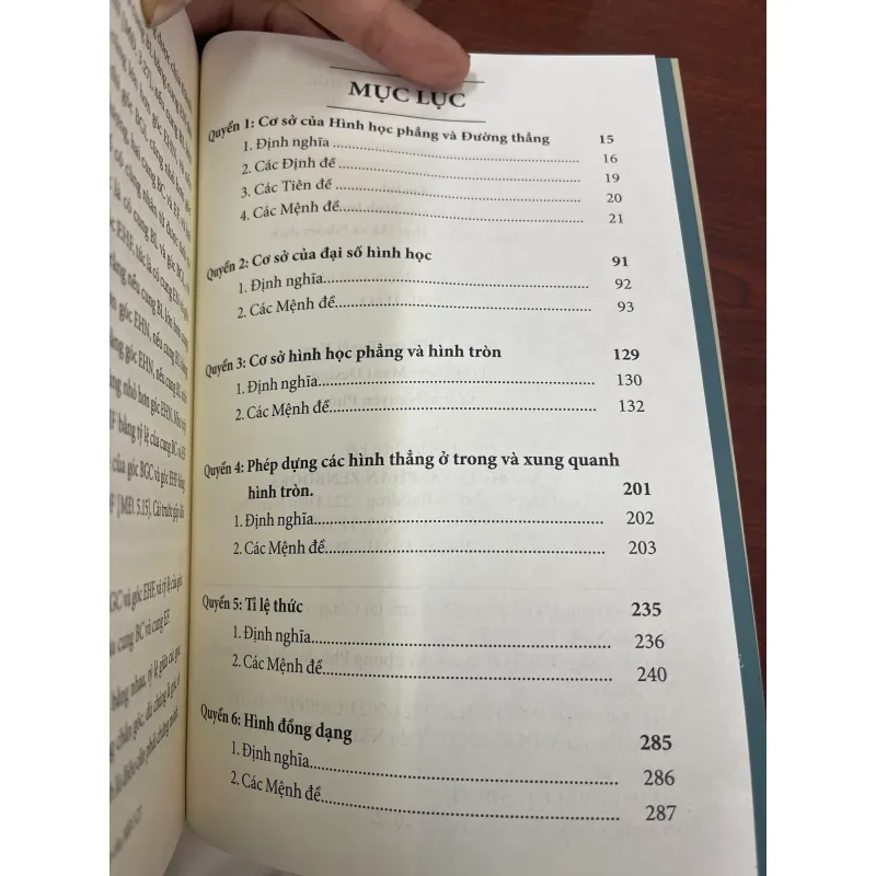 CƠ SỞ CỦA HÌNH HỌC - EUCLID  995324