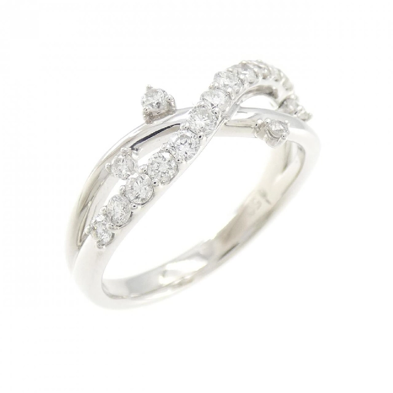 Nhẫn kim cương K18WG 0.50CT 671185