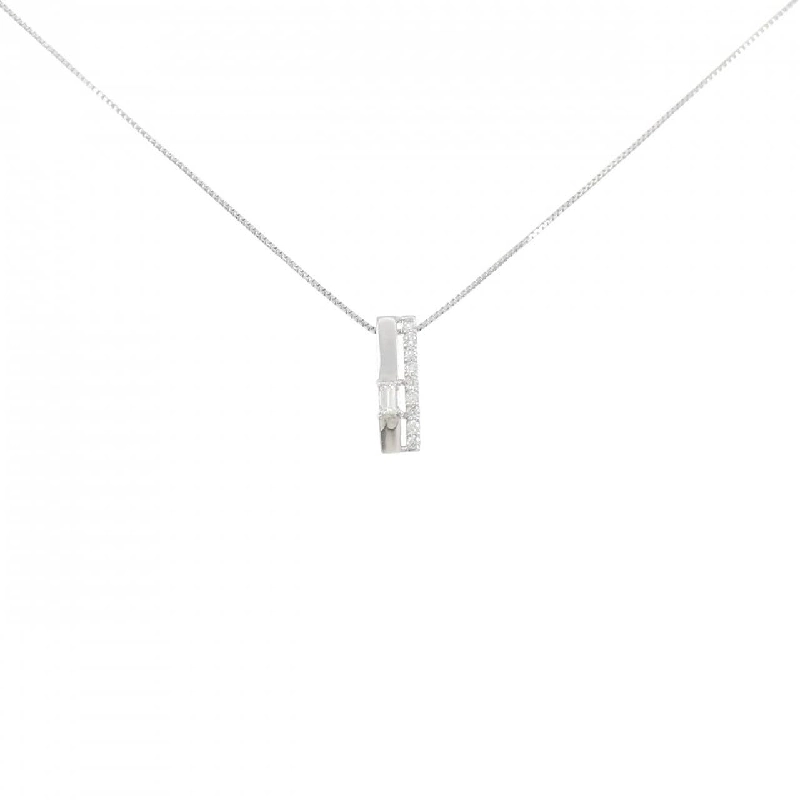 Dây chuyền kim cương PT900/PT850 0.12CT - Hàng hiệu Authentic 858631