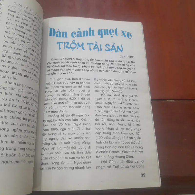 AN NINH TRẬT TỰ tập 235  tháng 9 năm 2011 688864