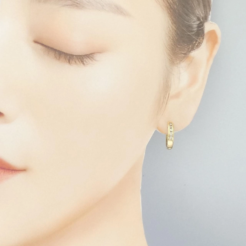 K18YG Bông tai Kim cương 0.30CT - Hàng hiệu Chính hãng 871971