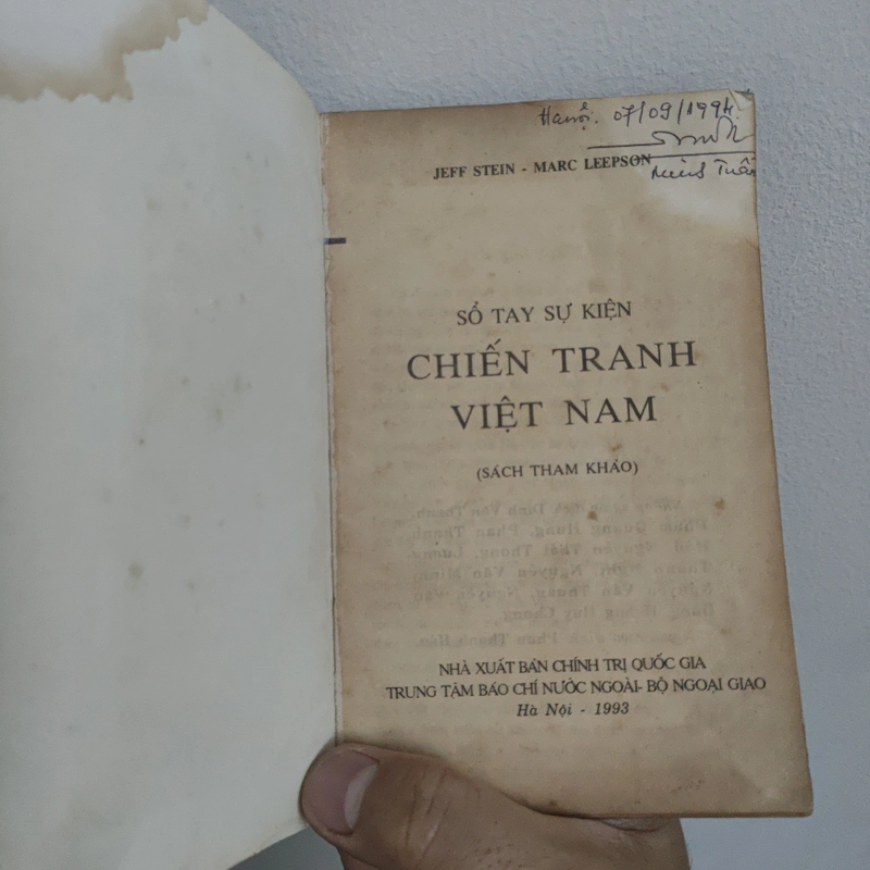 Sổ Tay Sự Kiện Chiến Tranh Việt Nam- Jeff Stein, Marc Leepson 506261