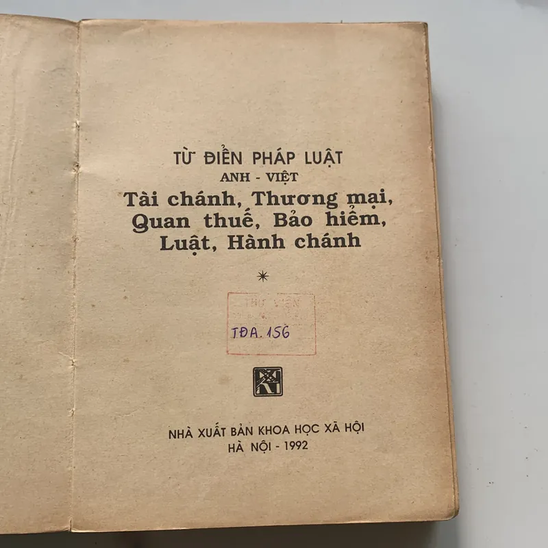 Từ điền pháp luật Anh Việt  593120