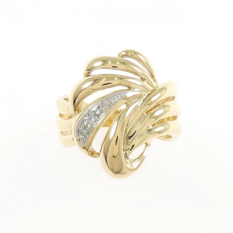 Nhẫn kim cương K18YG/PT900 667140