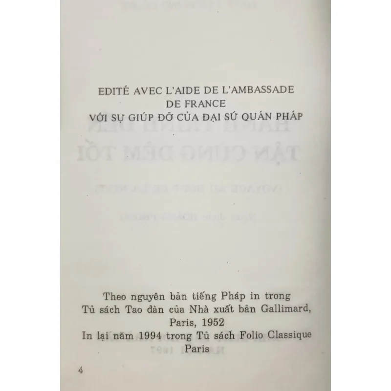 Hành Trình đến tận cùng đêm tối (Celine) 1025405