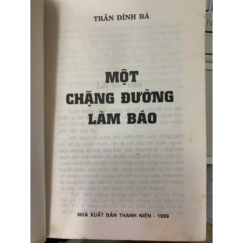 MỘT CHẶNG ĐƯỜNG LÀM BÁO - TRẦN ĐÌNH BÁ 502345