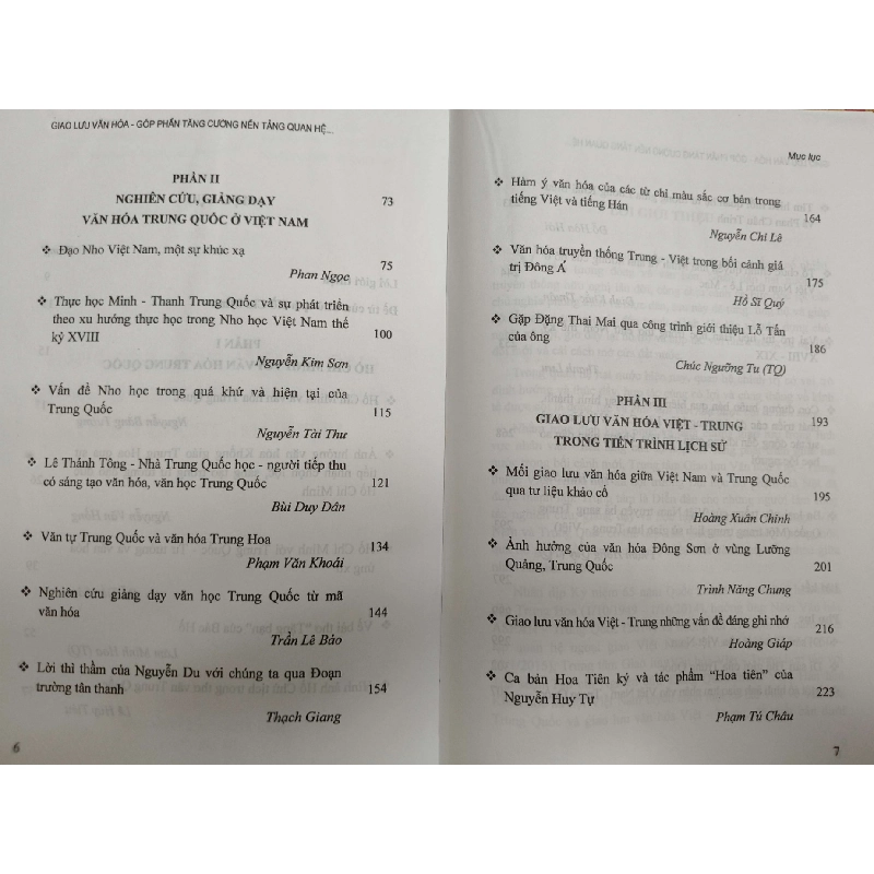 Giao lưu văn hóa góp phần tăng cường nền tảng quan hệ Việt Nam Trung Quốc L6 - 2014 - 316 trang LỊCH SỬ - CHÍNH TRỊ - TRIẾT HỌC ANTQ2012-186 737516
