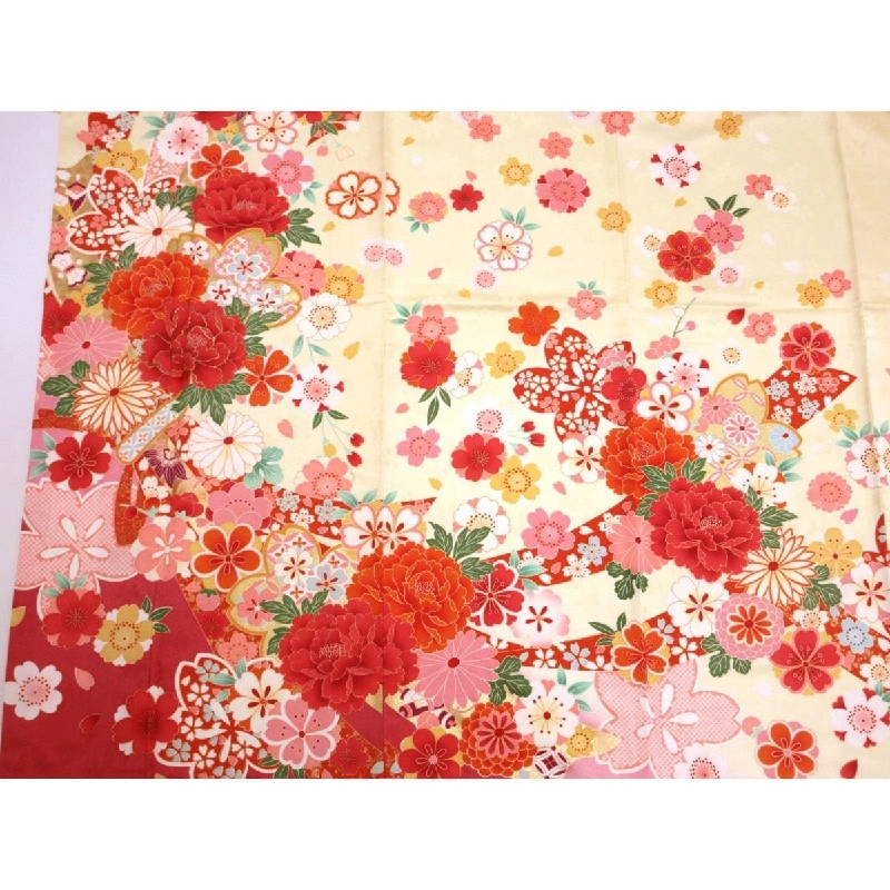 Kimono và Nagajuban 2 món bộ chế tác vàng Yūzen - Hàng hiệu Authentic 876789