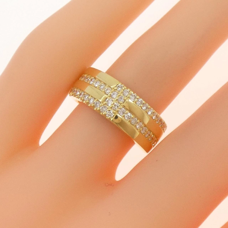 Nhẫn kim cương K18YG 0.50CT 671868