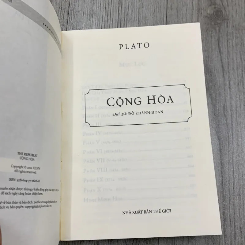 Plato cộng hoà. 7a3 783461