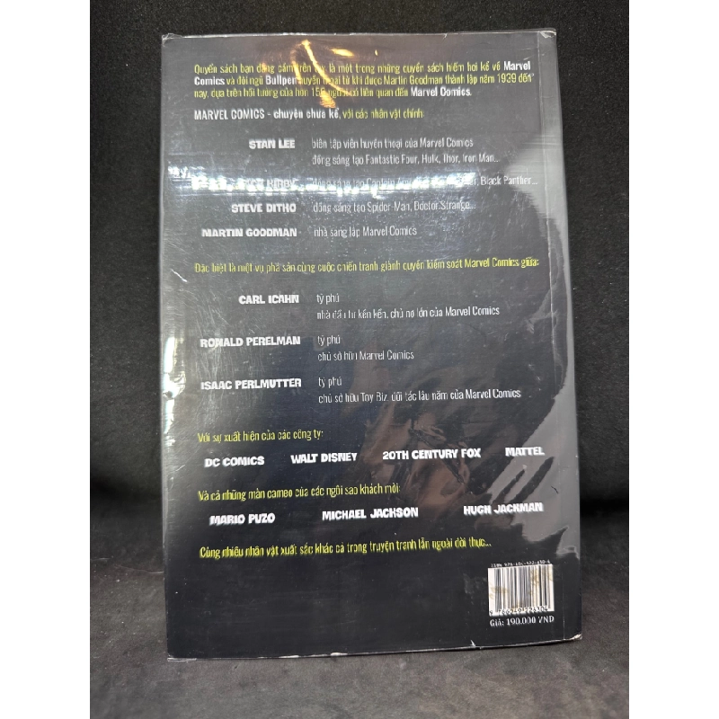 Marvel comics Chuyện chưa kể - Sean Howe New 80% SBM.VH0706 450692