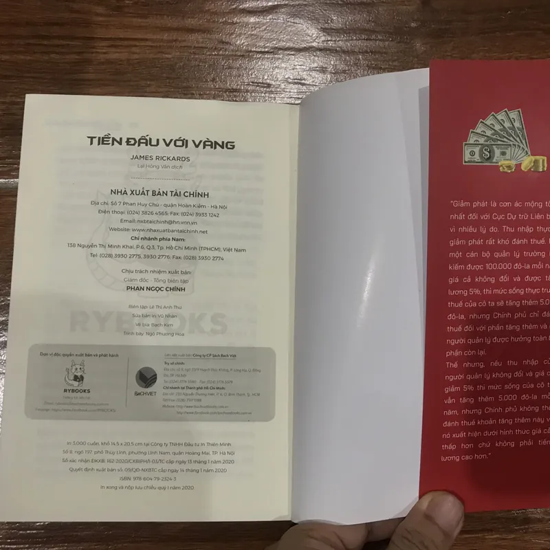Tiền Đấu Với Vàng - James Rickards  (7) 599900