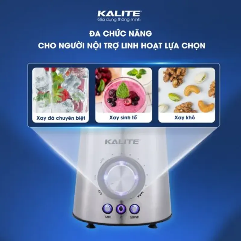 Máy Xay Sinh Tố Kalite KEB4171 – Động Cơ Mạnh Mẽ, Xay Nhuyễn Mọi Loại Thực Phẩm! 692975
