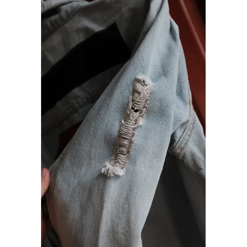 Áo Khoác Jean Nam, in hình Superman độc đáo sau lưng 701738