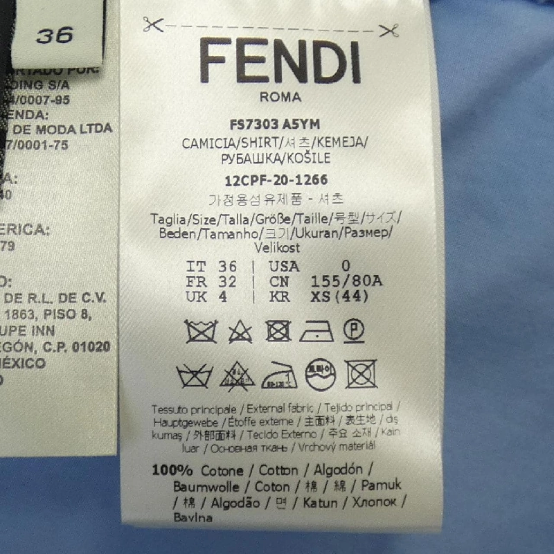 Áo S／S FENDI - Hàng hiệu Chính hãng 826393