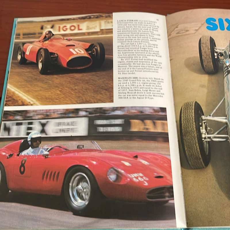 PICTURE BOOK All colour book of racing cars 536154