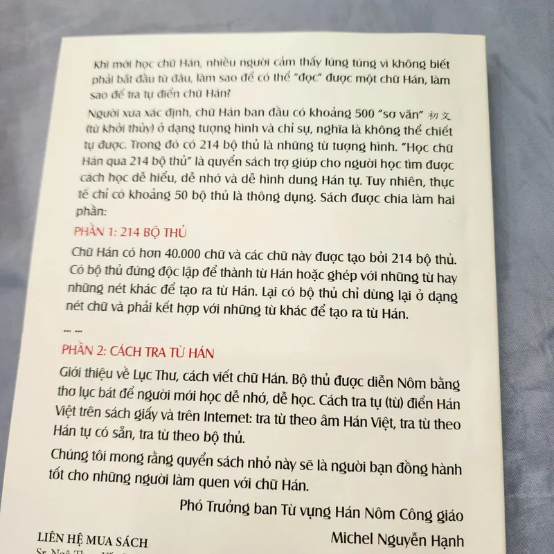 Học chữ Hán qua 214 bộ thủ Khang Hy | Michel Nguyễn Hạnh 553644