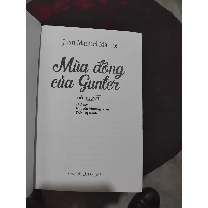 Mùa đông của Gunter tiểu thuyết của Juan Manuel Marcos  1001355