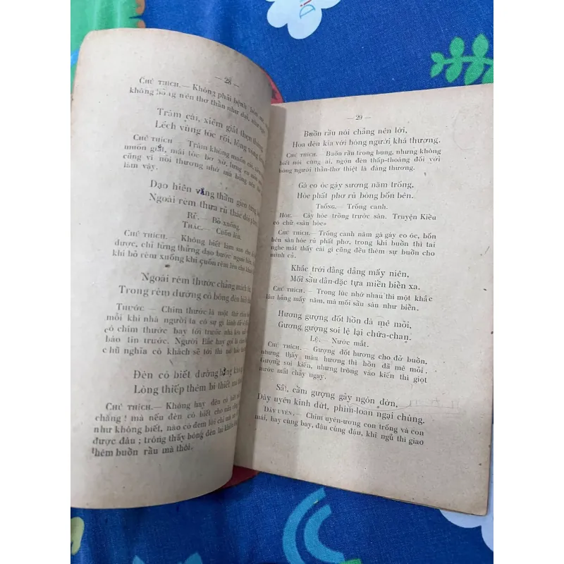 CHINH PHỤ NGÂM - CAO ĐÌNH NAM CHÚ THÍCH NĂM 1929 1013205