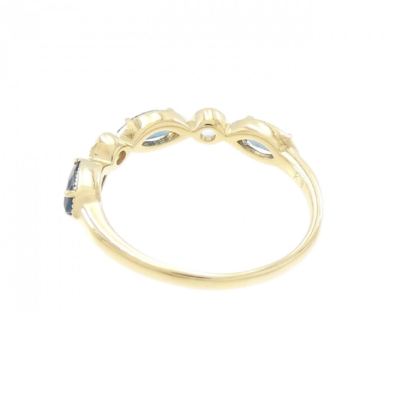 Nhẫn Blue Topaz K18YG - Hàng hiệu Chính hãng 856821