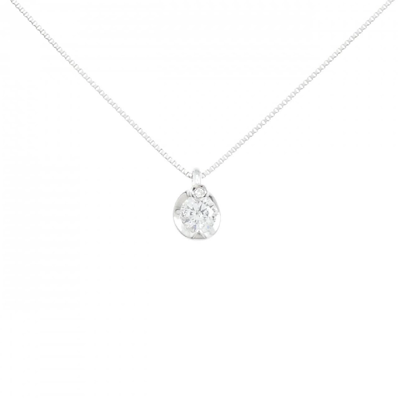 K18WG Dây chuyền kim cương 0.2CT - Hàng hiệu Chính hãng 859122