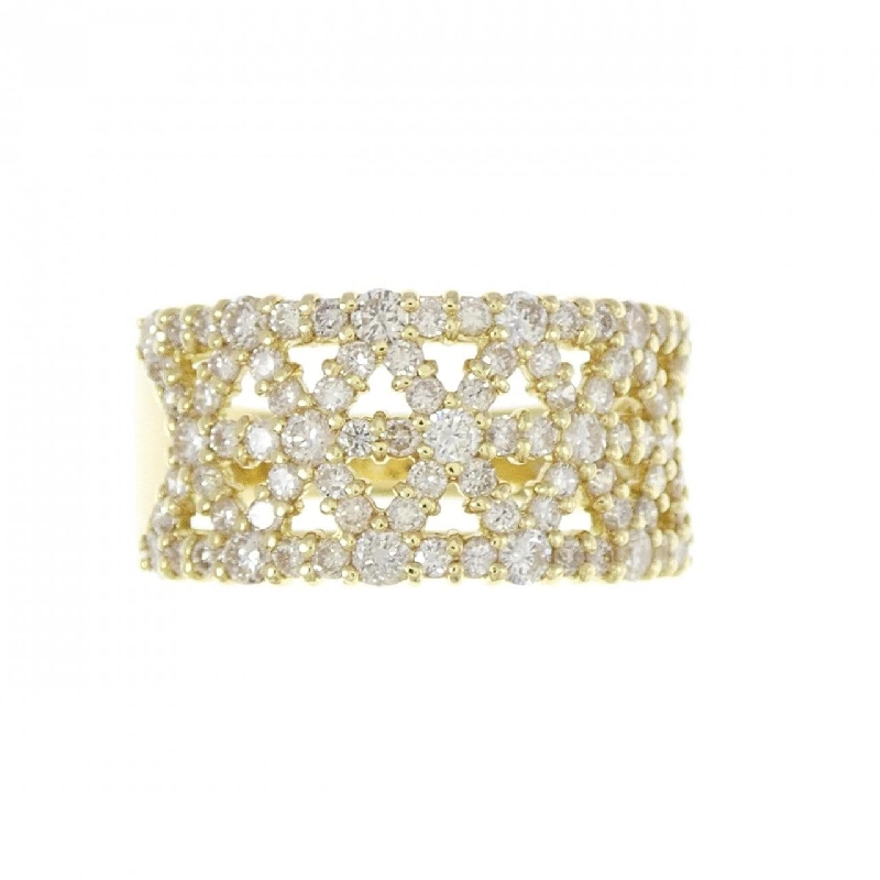 Nhẫn kim cương K18YG 1.10CT 672507